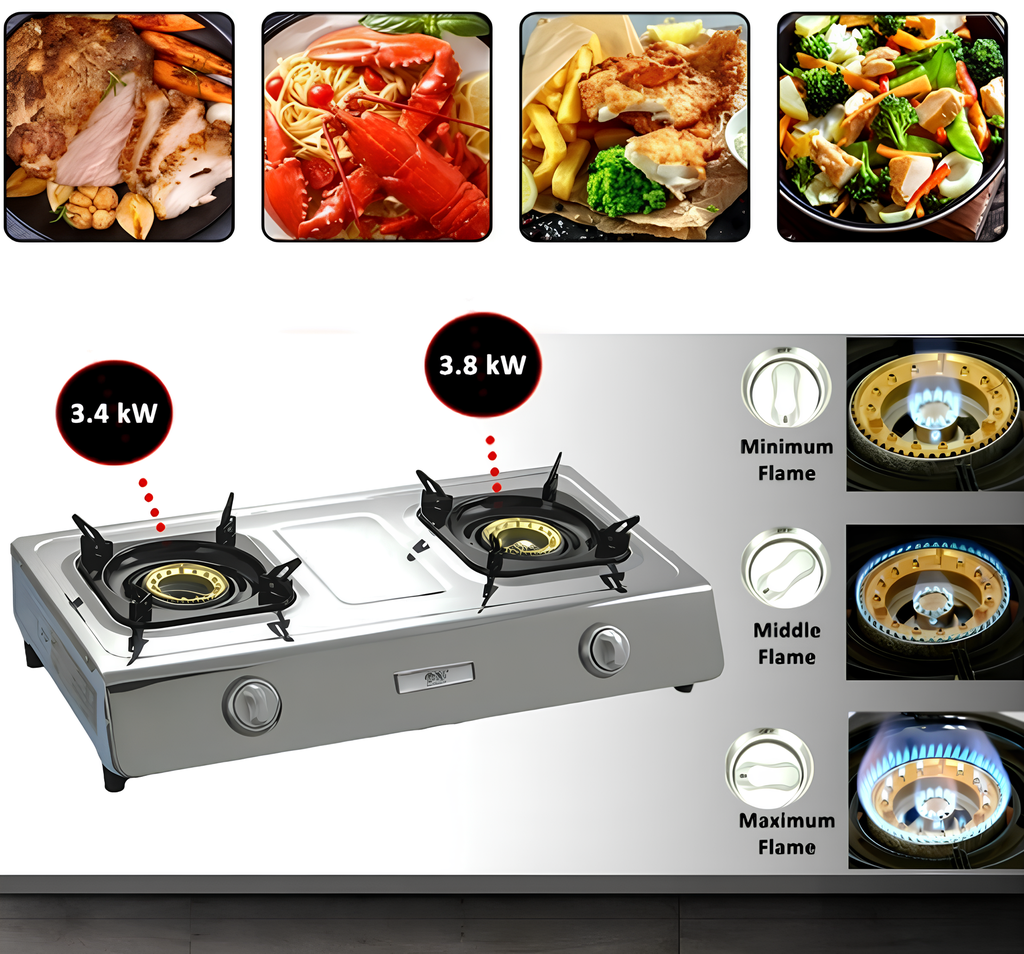 Преносим двоен газов котлон NJ NSD-2 с термозащита
