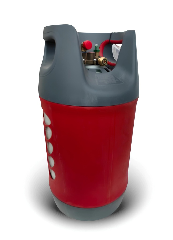 Композитна газова бутилка 24л. за каравана с мултиклапан и 80% отсекател