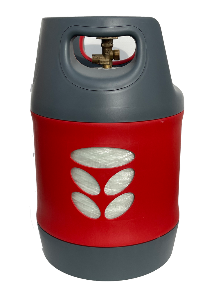 Refillable Composite Gas Cylider 18L, with Jumbo valve