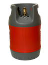 Refillable Composite Gas Cylider 18L, with Jumbo valve