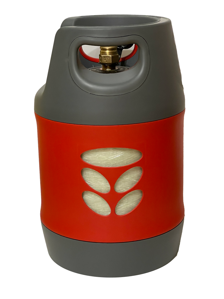 Refillable Composite Gas Cylider 18L, with Jumbo valve