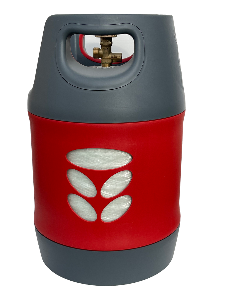 Refillable Composite Gas Cylider 18L, with Cylinder valve