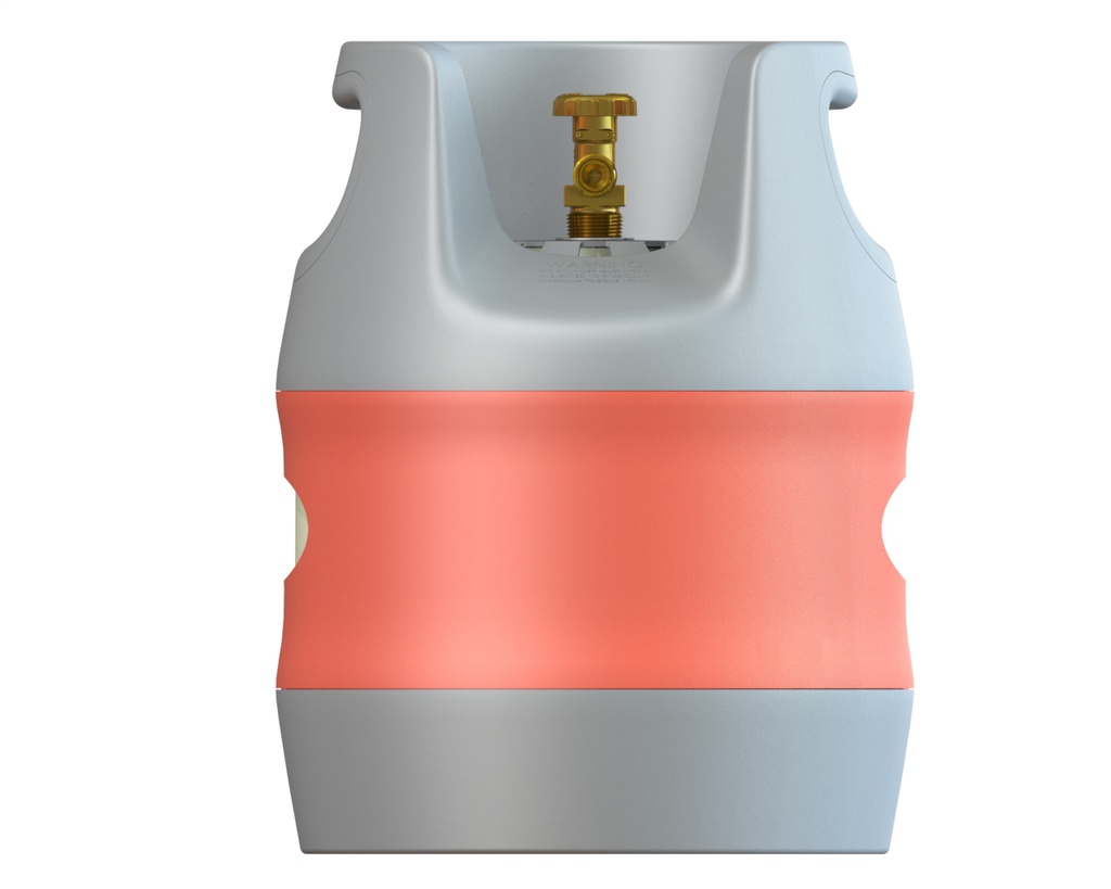Refillable Composite Gas Cylider 12L, with Cylinder valve