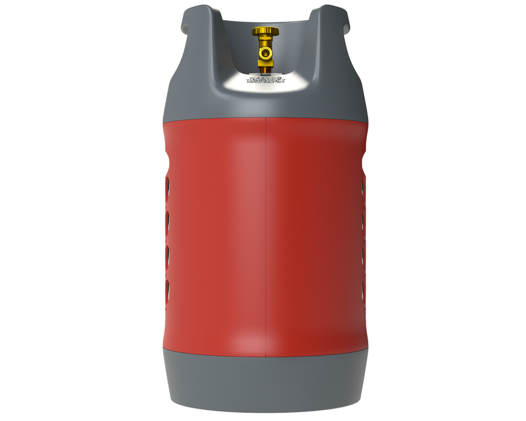 Refillable Composite Gas Cylider 24L, with Cylinder valve
