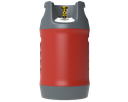 Refillable Composite Gas Cylider 24L, with Cylinder valve