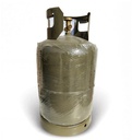 LPG gas cylinder with angle valve, 27 l.