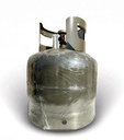 LPG gas cylinder with angle valve, 15 l.