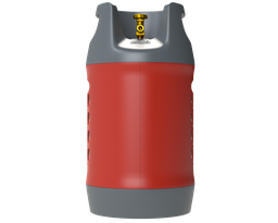 Refillable Composite Gas Cylider 24L, with Cylinder valve