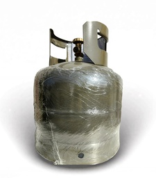 LPG gas cylinder with angle valve, 15 l.